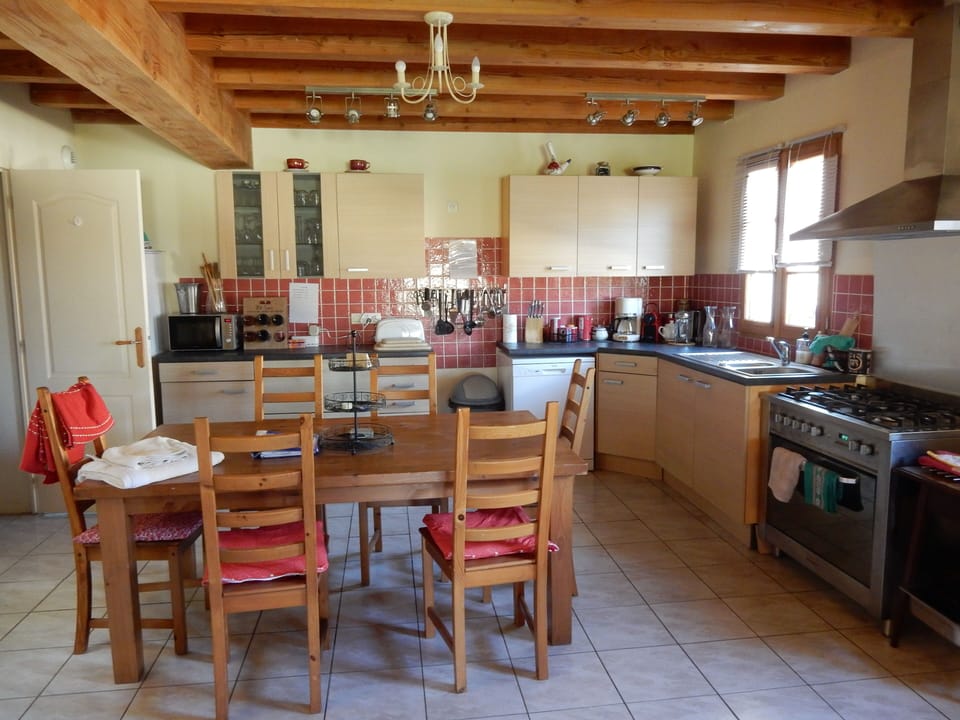Large gite kitchen