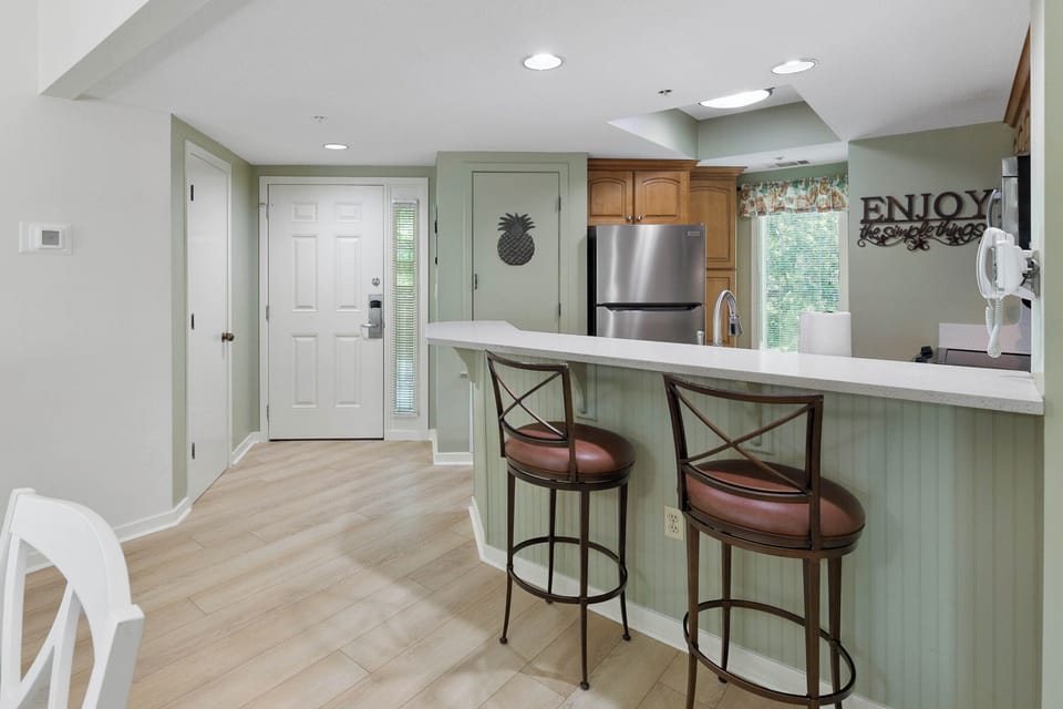 Kitchen with Countertop Seating for Two