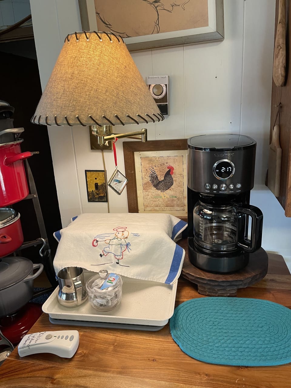 Coffee and filters provided