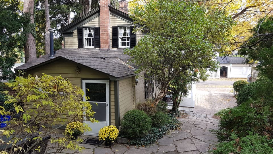 Back entrance way.