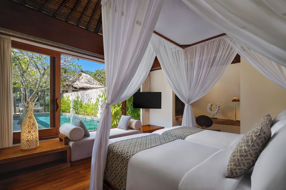 Villa, 1 Double Bed, Garden View | Premium bedding, free minibar, in-room safe, individually decorated