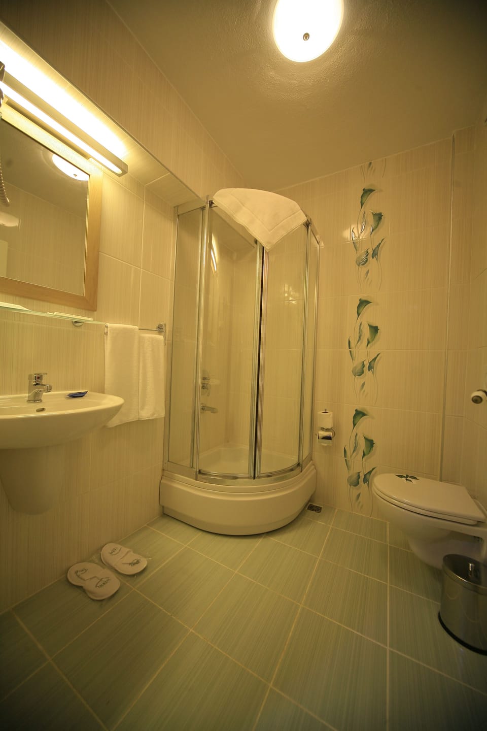 Hair dryer, towels