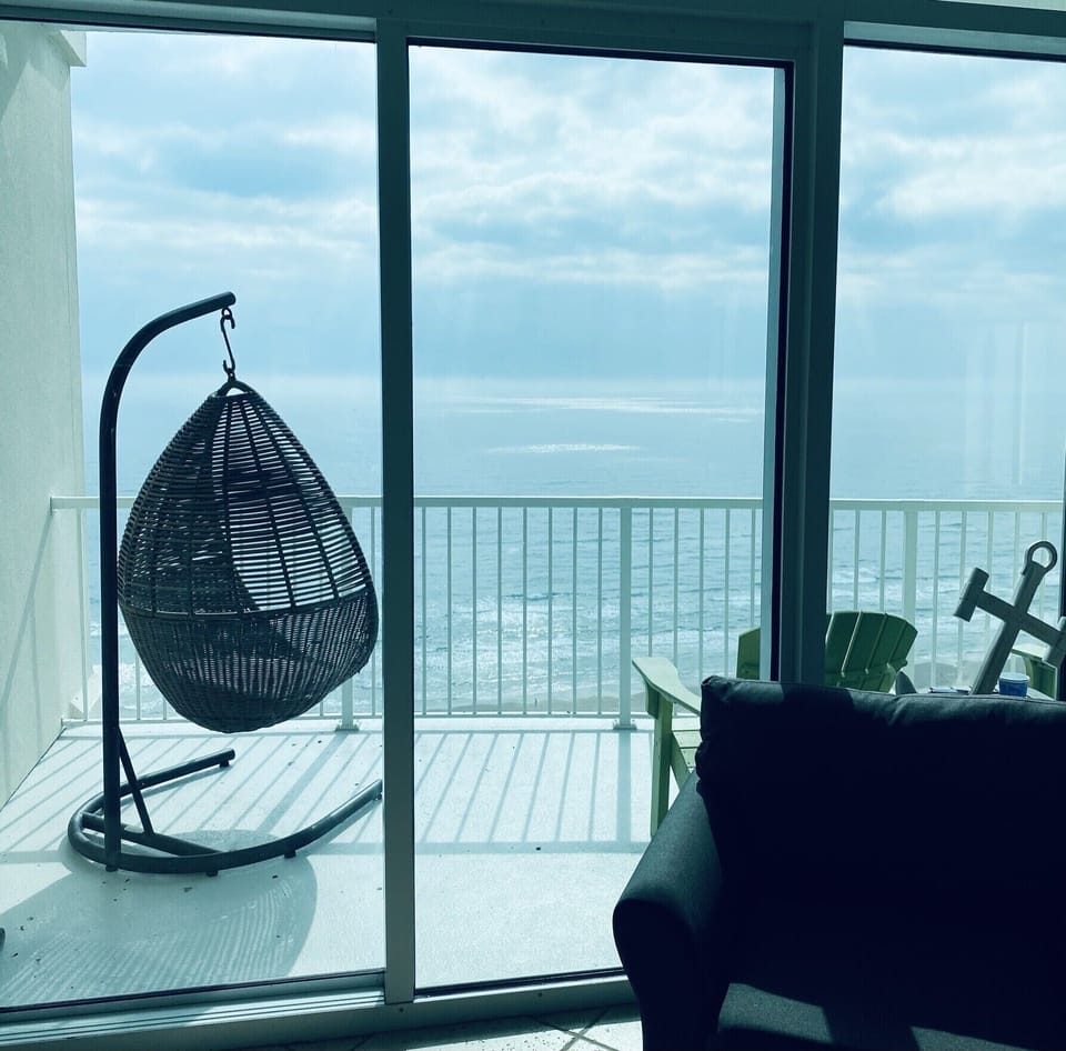 Beach side view