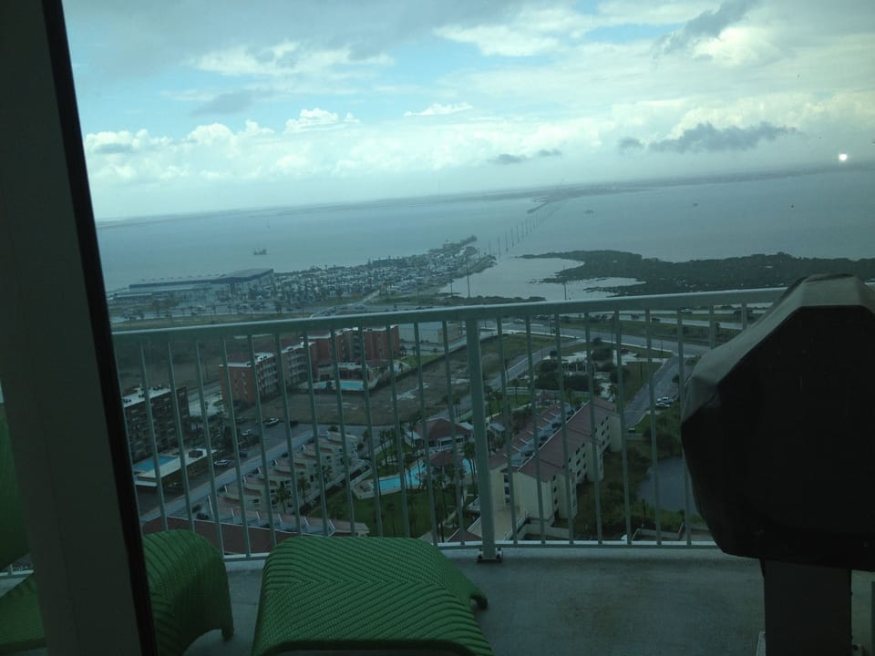 view of bay side east front balcony