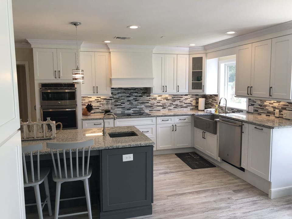 Kitchen has all new appliances, cabinets and sinks.  