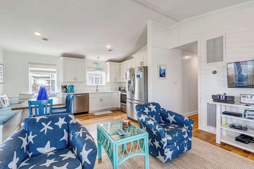 Main-Level Living Room with Deck Access