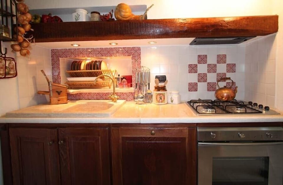 A well equipped kitchen