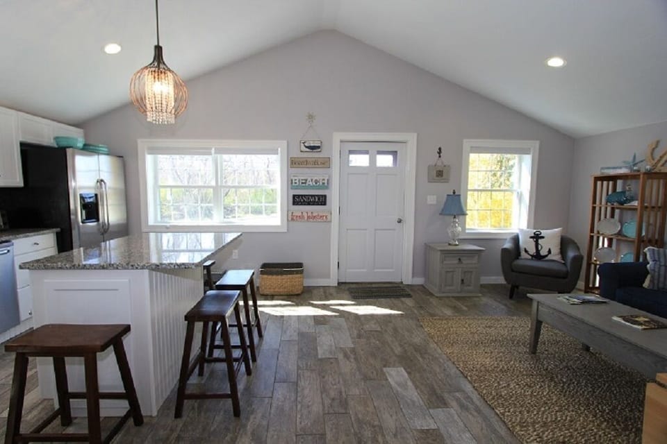 open kitchen and living 