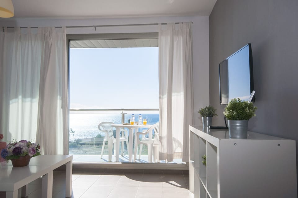Sea views from the Borumbot Building in the centre of Calpe