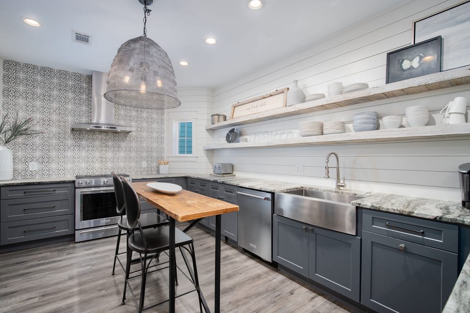 Kitchen with modern appliances