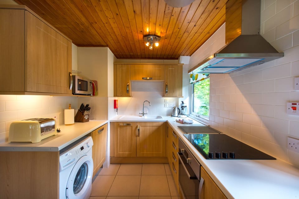 Chalet | Private kitchen | Fridge, microwave, oven, stovetop