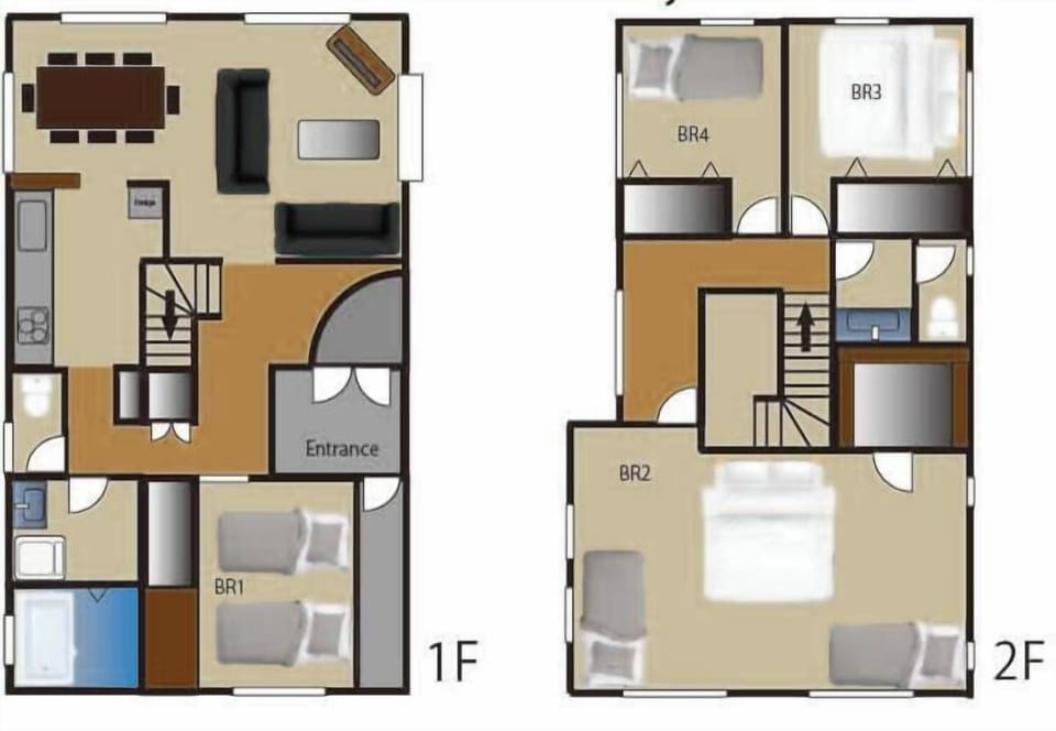 Family House, 4 Bedrooms | Floor plan