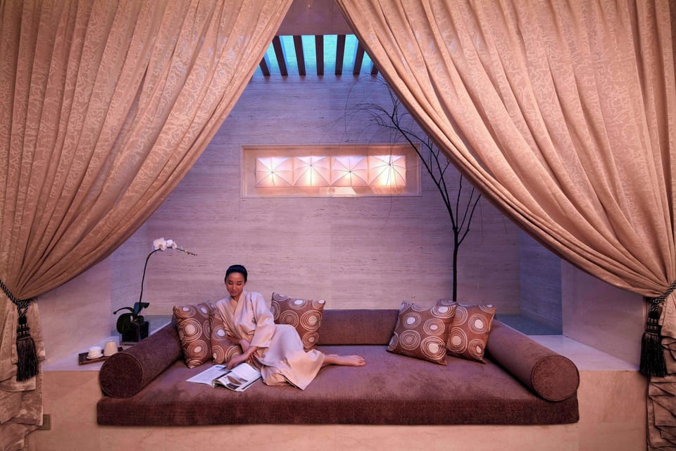 Steam room, body treatments, body wraps, body scrubs, facials