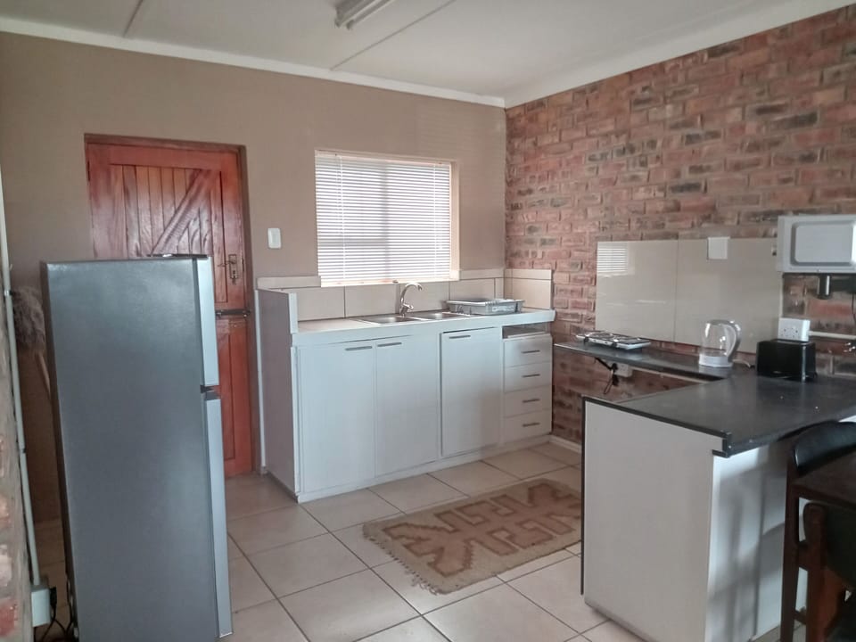 Kudu cottage self-catering | Private kitchen | Fridge, coffee/tea maker, electric kettle