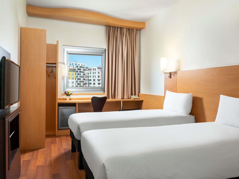 Room, 2 Twin Beds | In-room safe, desk, soundproofing, iron/ironing board