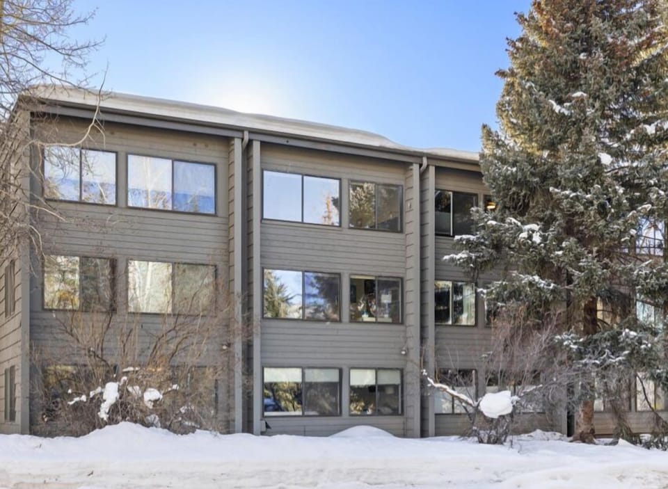You will be nestled behind the pine tree for privacy!