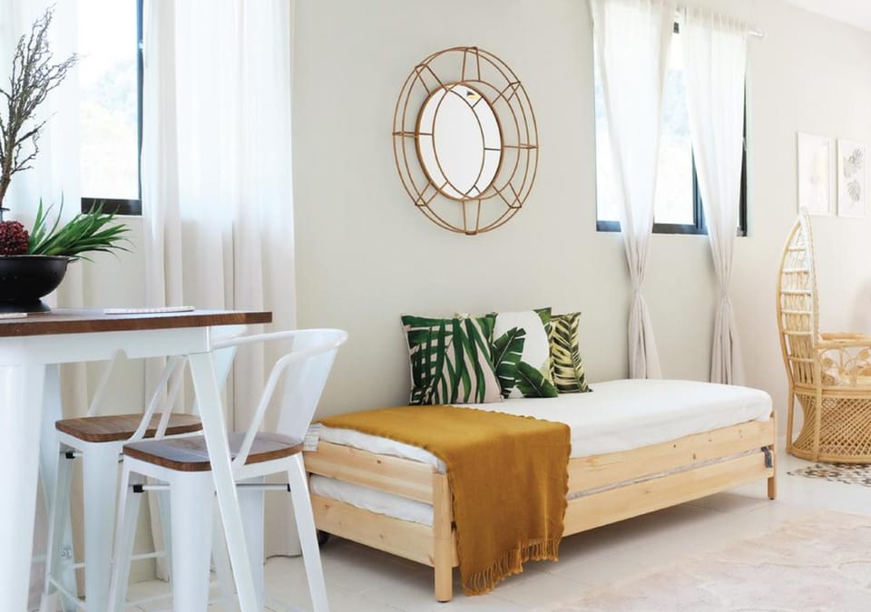 King Room With Bathroom (Shared Common Space) | 2 bedrooms, in-room safe, desk, laptop workspace