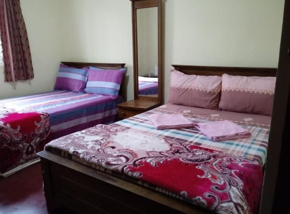 Basic Room, 2 Double Beds | Free WiFi
