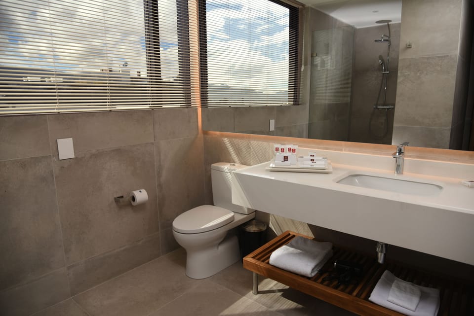 Shower, towels