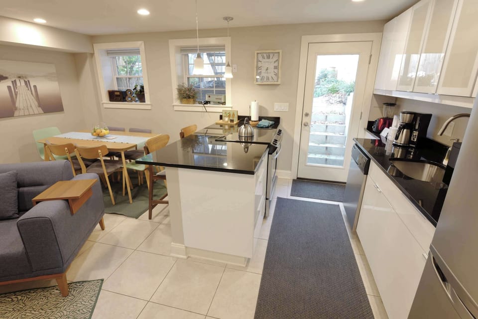 Step into your open living room / dining kitchen space! 