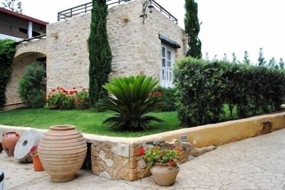 Outside view of the villa's bedroom