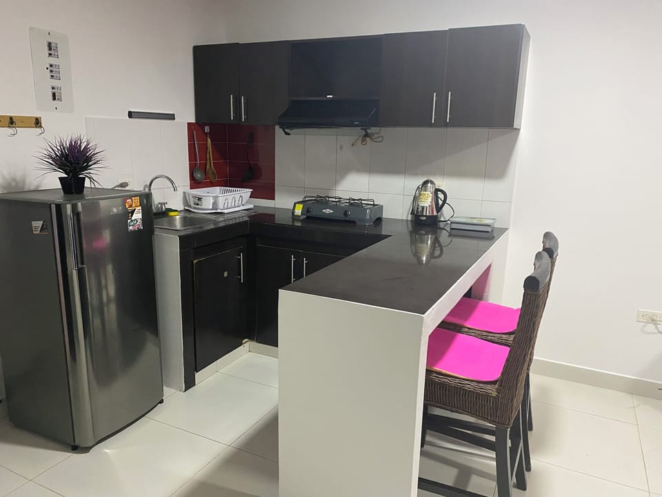Standard Apartment, Multiple Beds, Garden View | Private kitchen | Coffee/tea maker, blender, griddle, cookware/dishes/utensils