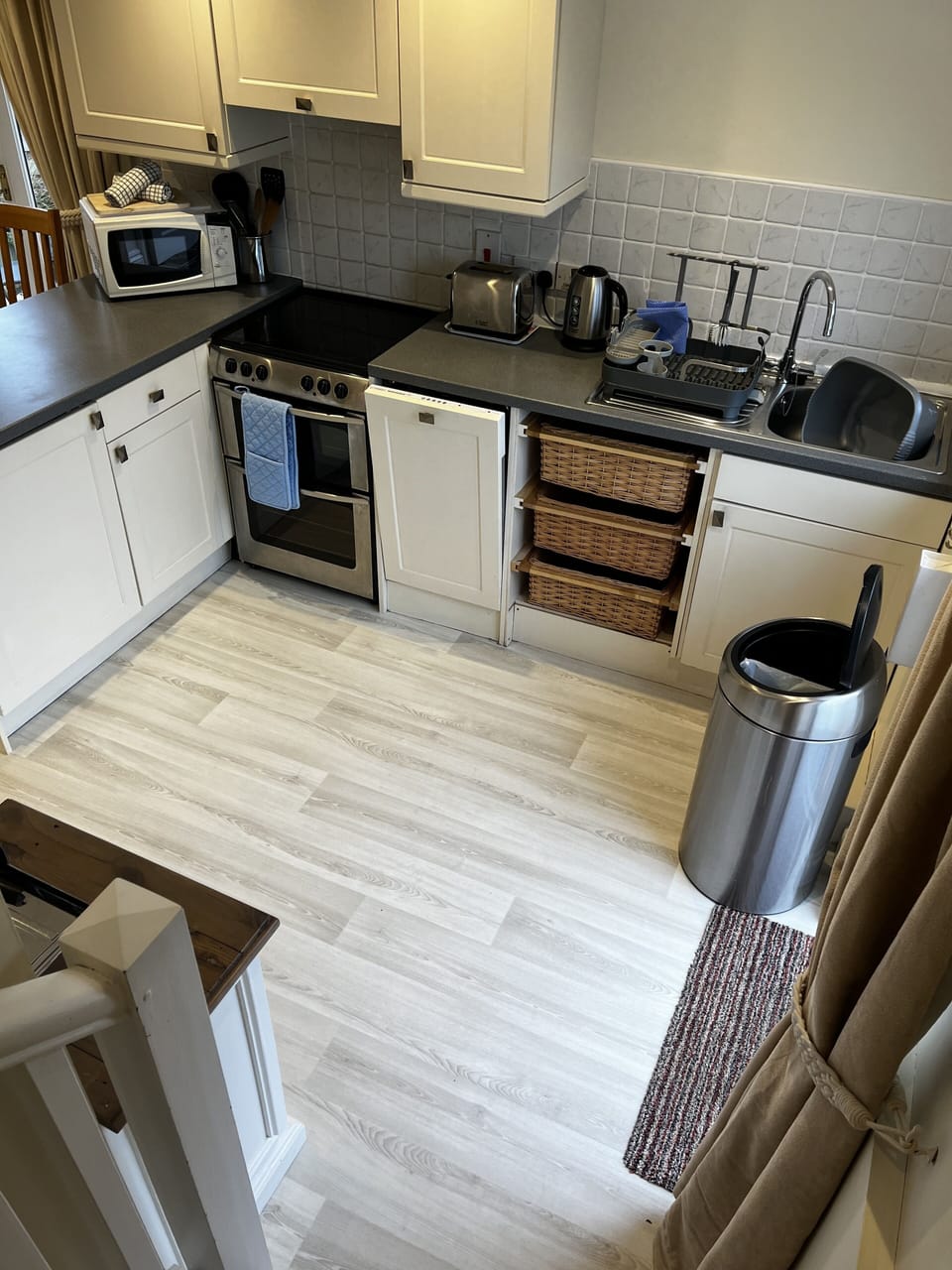 Open plan kitchen