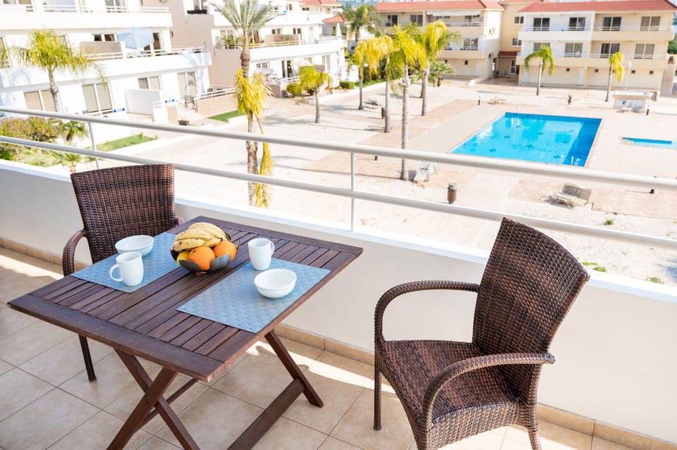 Superior Apartment, 2 Bedrooms, Pool View | Balcony view