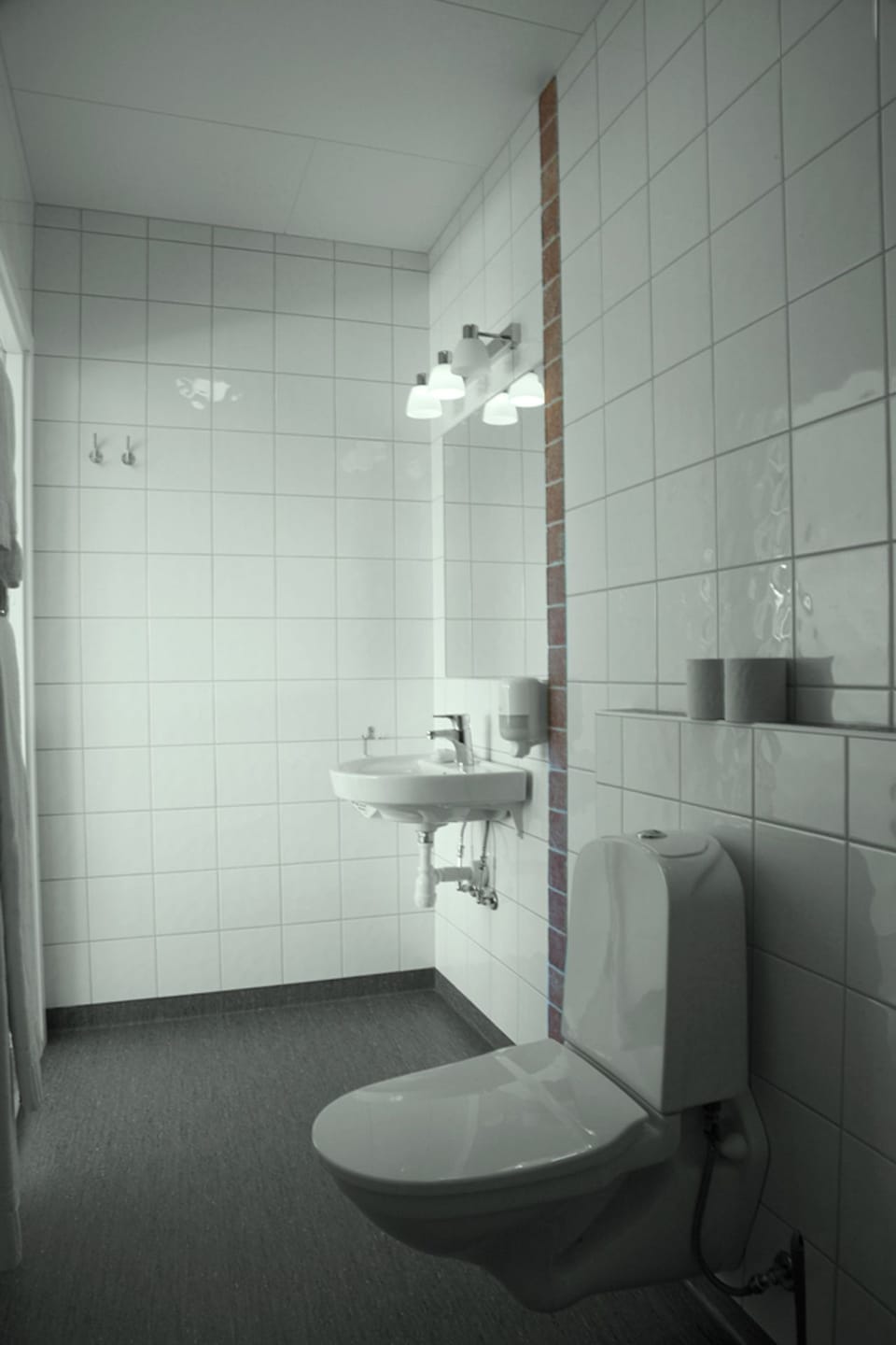 Comfort Double Room, 1 Queen Bed, Mountain View | Bathroom | Shower, hair dryer, towels