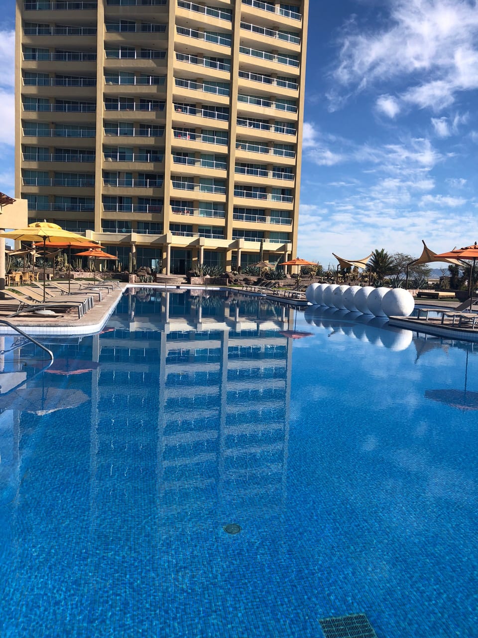 One of the resort pools