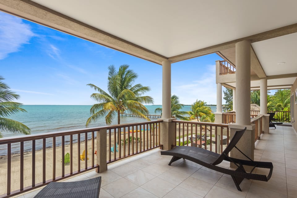 View from second floor balcony