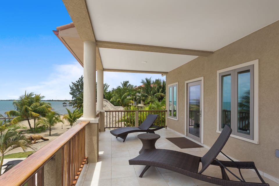 View from second floor balcony