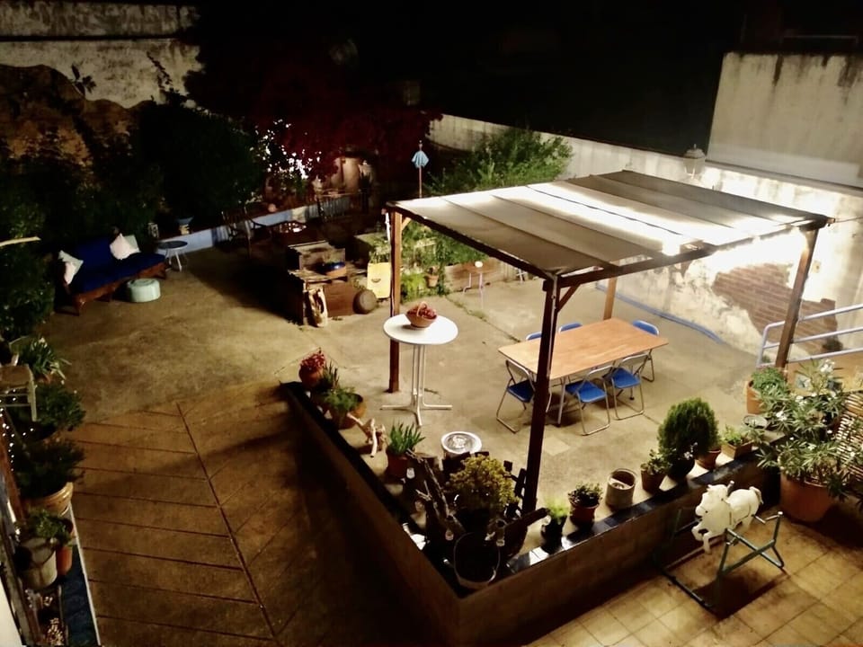 Patio by night 