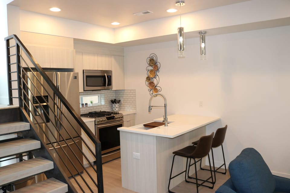Fully stocked kitchen 