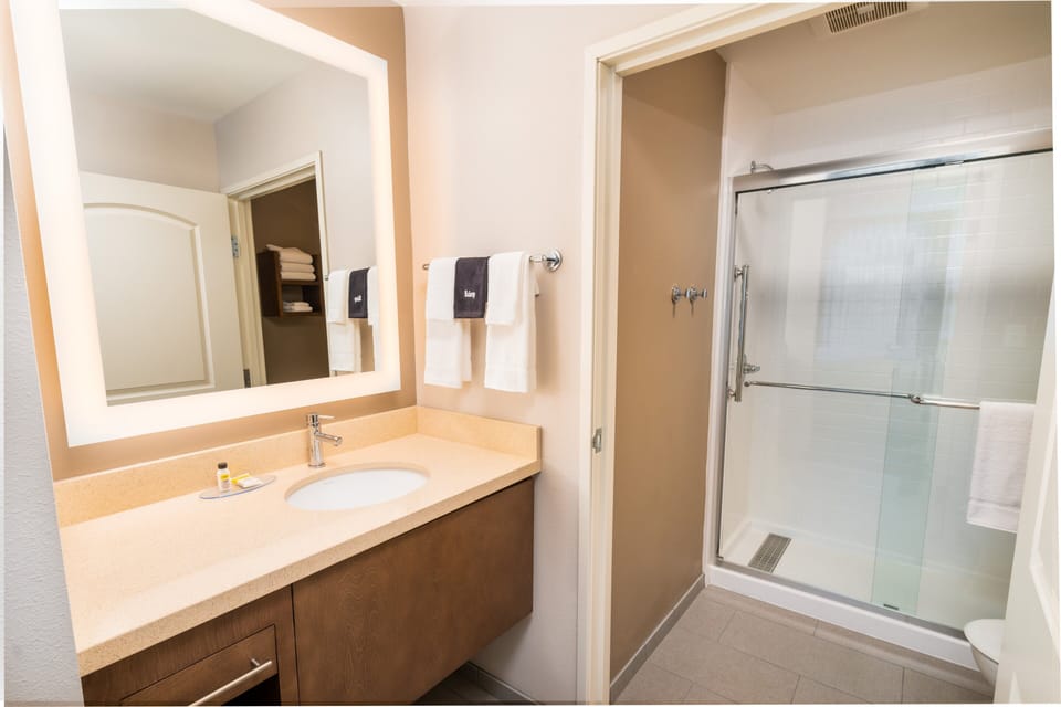 Free toiletries, hair dryer, towels