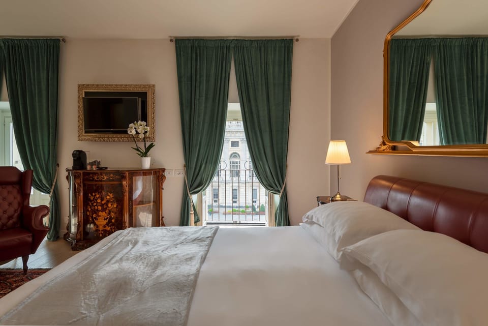 Grand Double Room, City View | Frette Italian sheets, premium bedding, down comforters