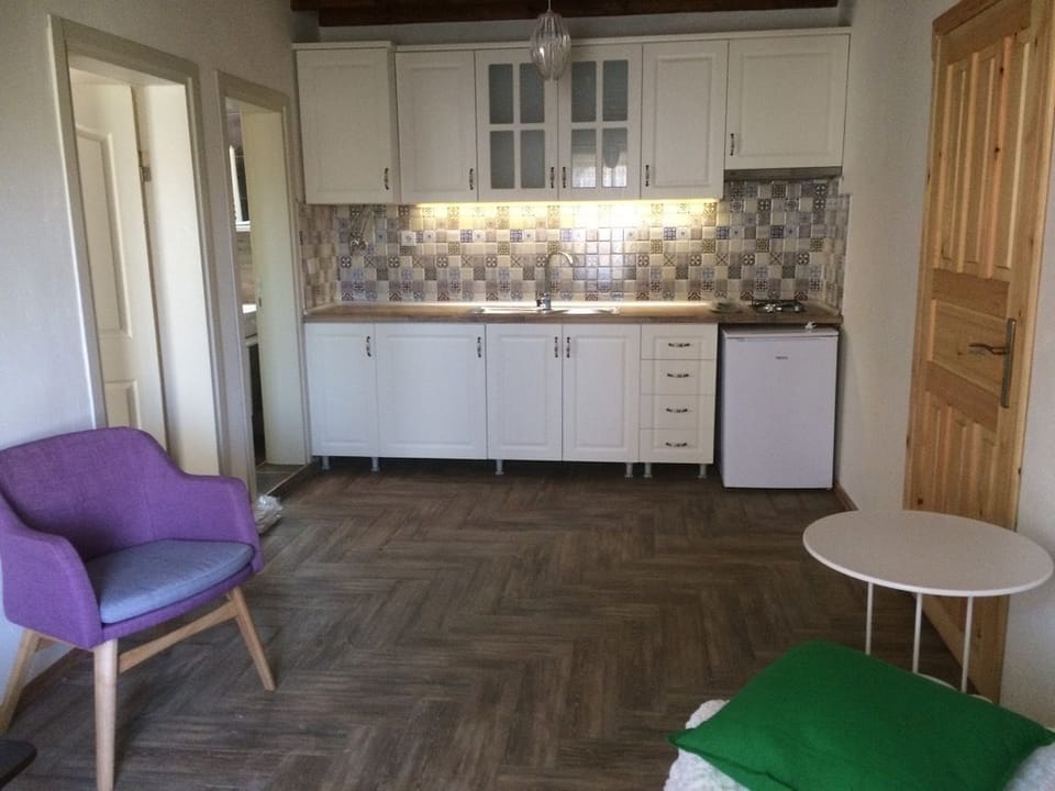 Suite, 1 Bedroom | Private kitchenette | Coffee/tea maker, fridge, stovetop, cookware/dishes/utensils