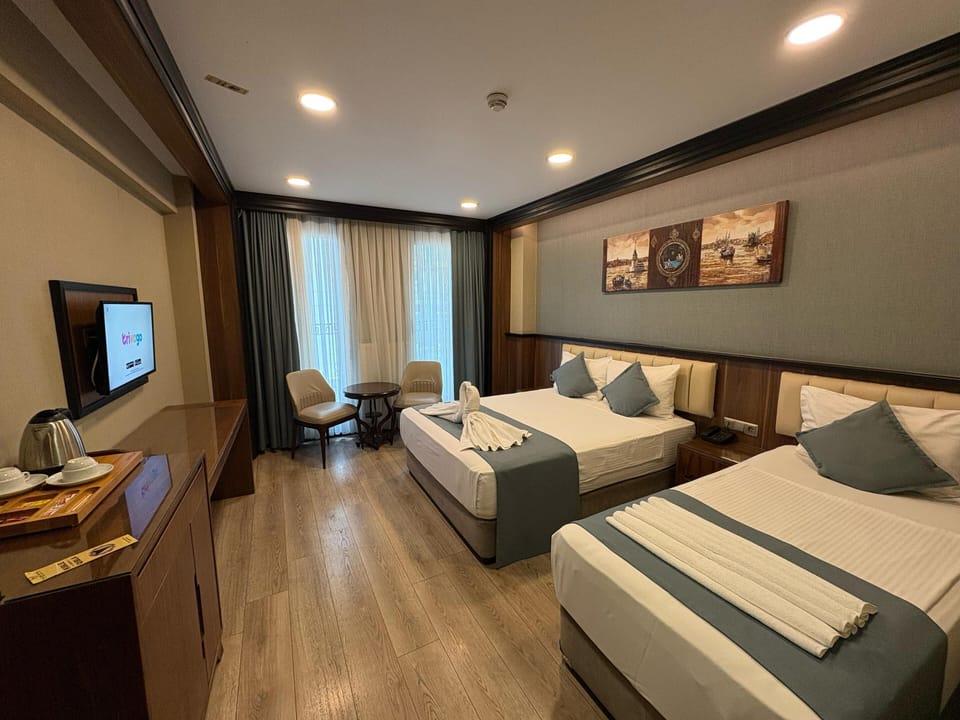 Standard Double or Twin Room | Premium bedding, minibar, in-room safe, blackout drapes