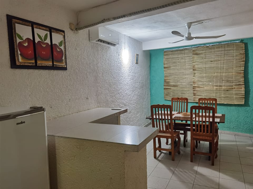 Comfort Apartment, Kitchen, Partial Sea View | Private kitchen | Full-size fridge, stovetop, toaster, blender