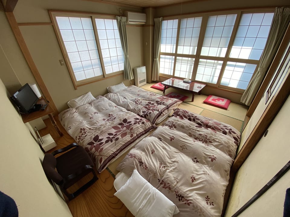 Japanese Style Triple Room with Private Toilet and Shared Bathroom | Free WiFi, bed sheets