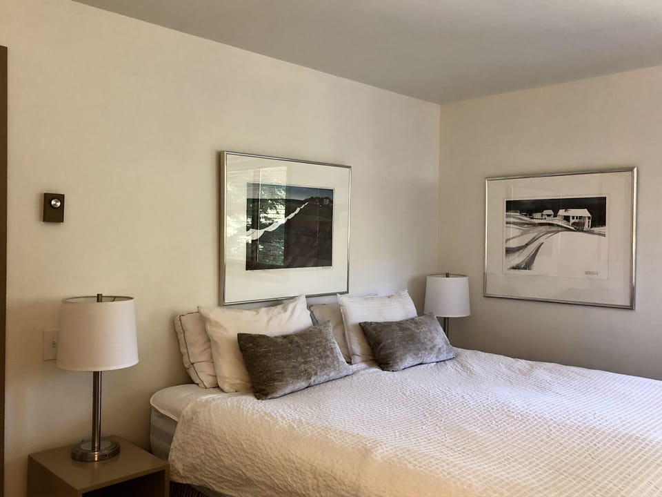 King bed in Bedroom #1.