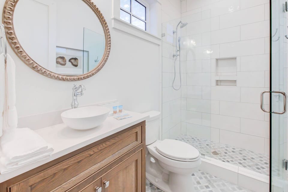 1st Floor Full Bath with King Suite #1.