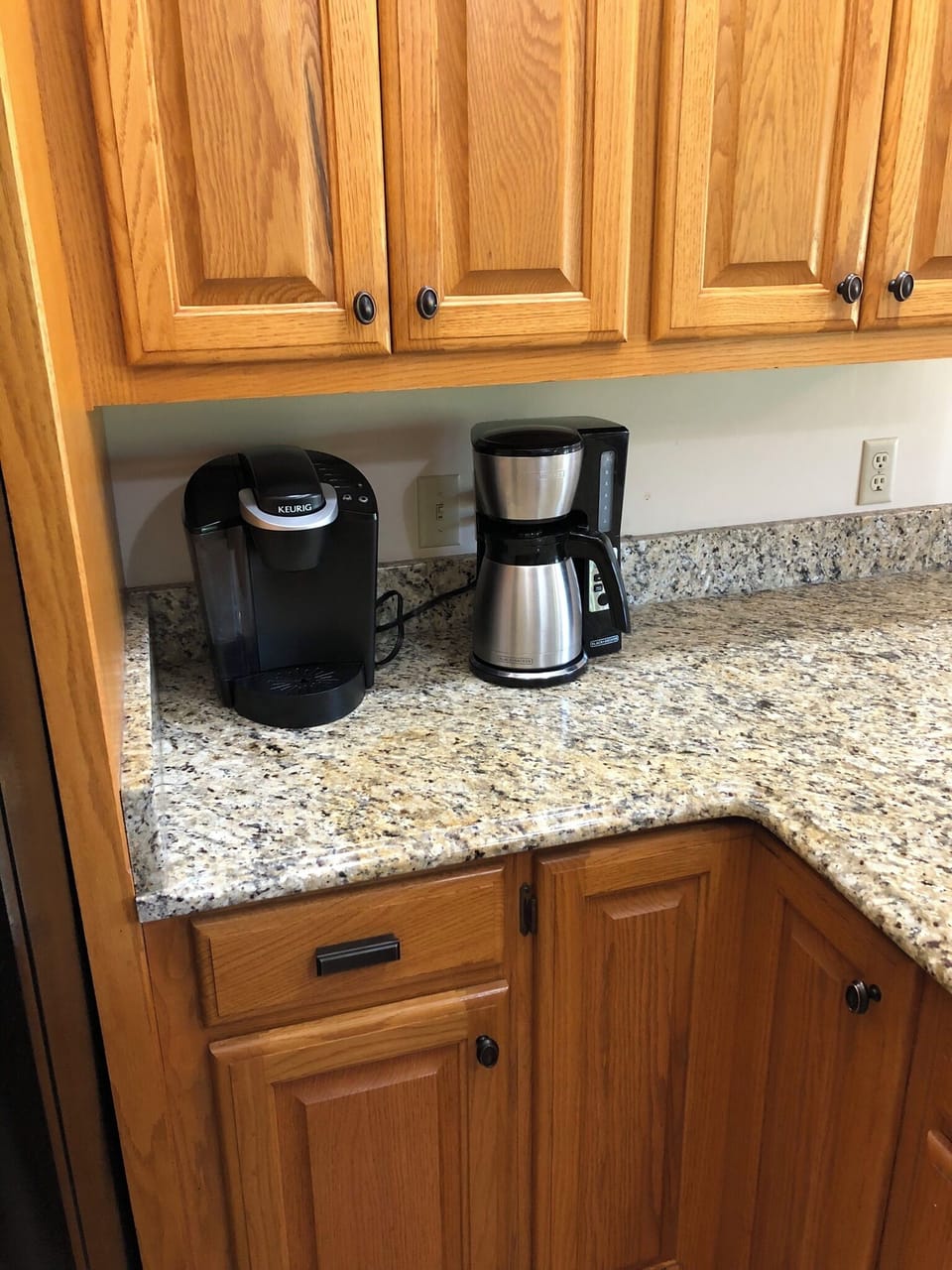 Both drip and K-cup coffee makers.