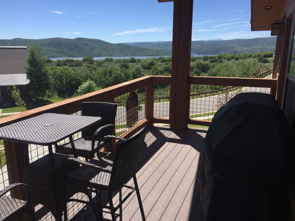 View of Jordanelle from the Deck