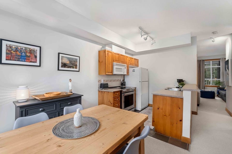 Share meals and memories around the spacious dining table.