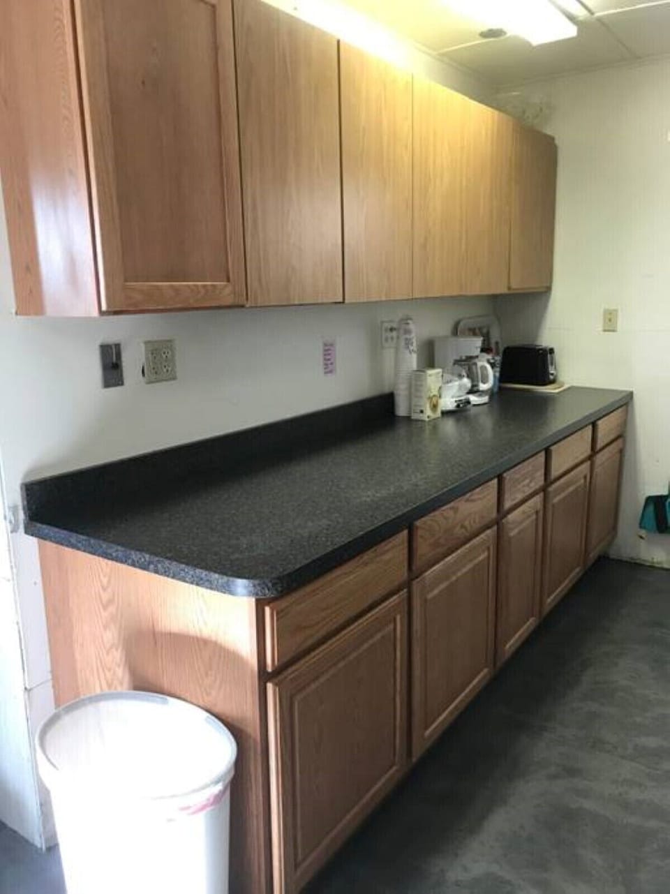 One side of the kitchen.