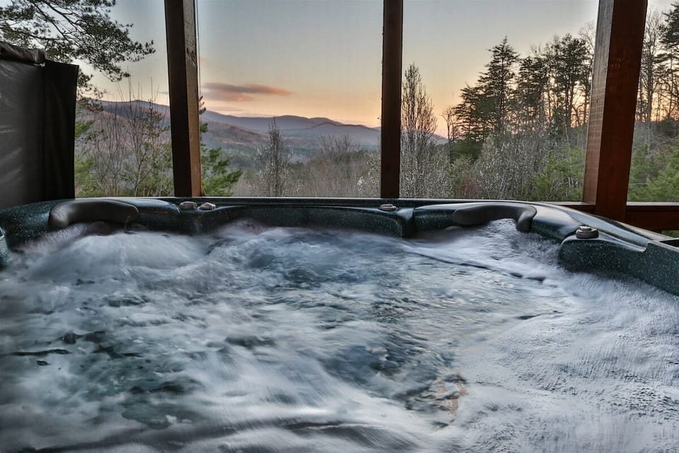Enjoy Soaking Away Mountainside