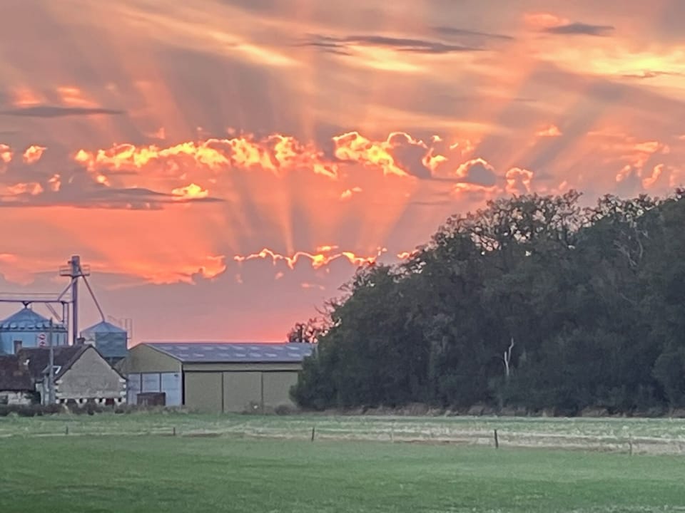 Spectacular sunset