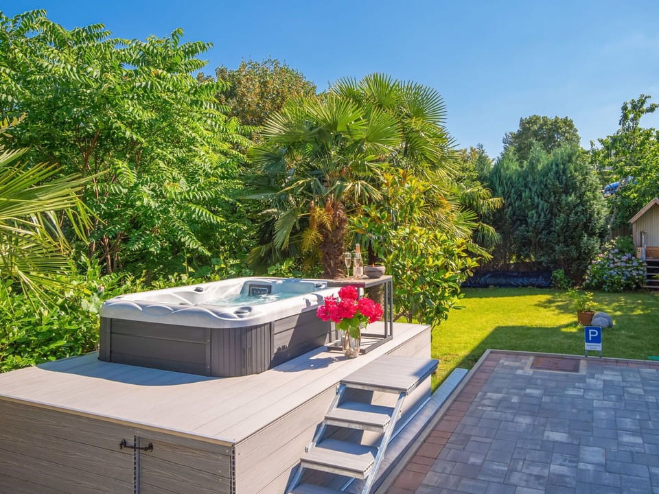 Plant, Sky, Flower, Tree, Shade, Outdoor Furniture, Cottage, Grass, Real Estate, Leisure