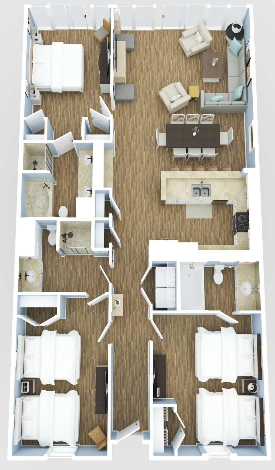 Phoenix Orange Beach 1805 floor plan 
